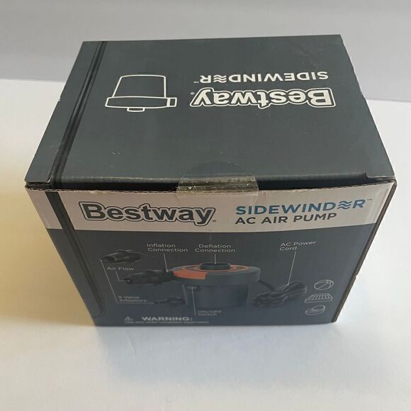 🖤 Bestway Sidewinder AC Air Pump NIB - Picture 2 of 5